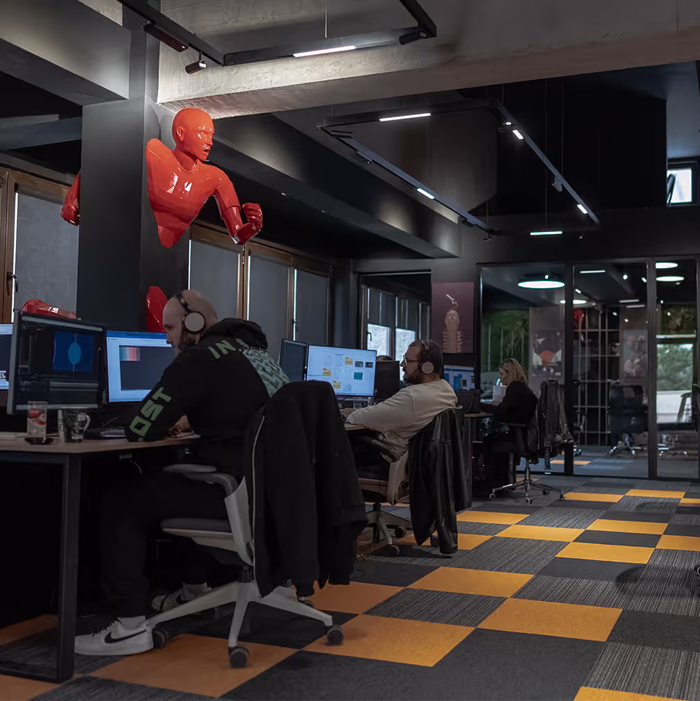 351 Studio AI video production team at work