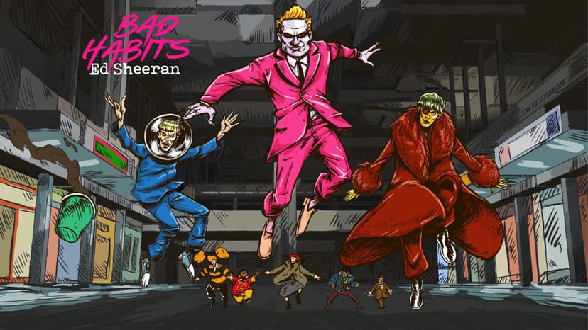 Ed Sheeran - Bad Habits (Official Comic Book Video)